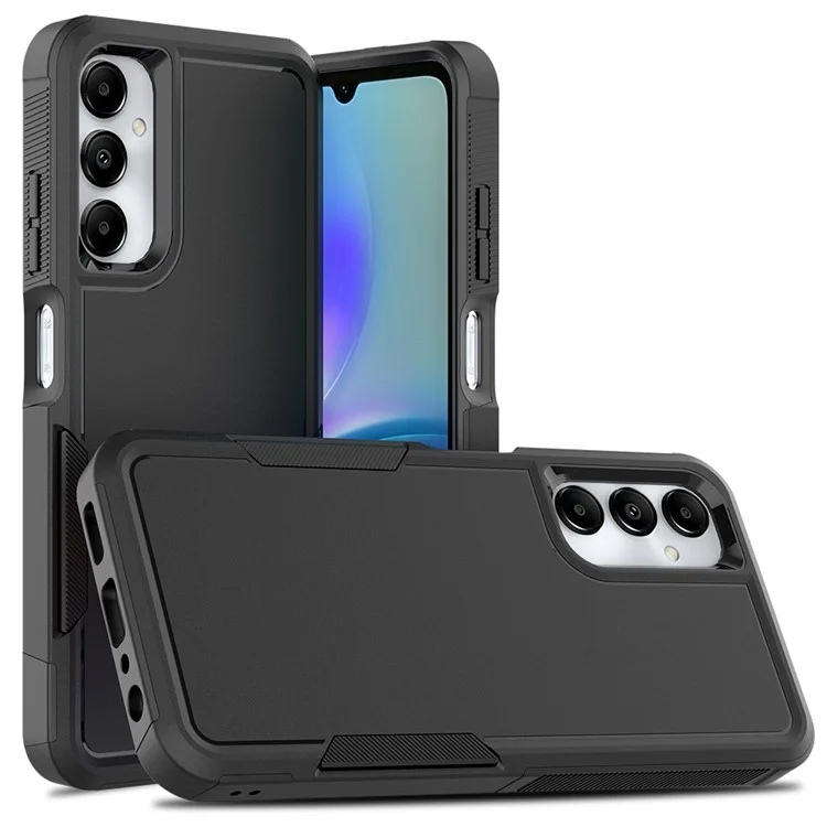 Custodia Antiurto per Samsung Galaxy A05s 4G - Custodia in PC Rigido + TPU Morbido, Protezione Dual Layer - Nera
