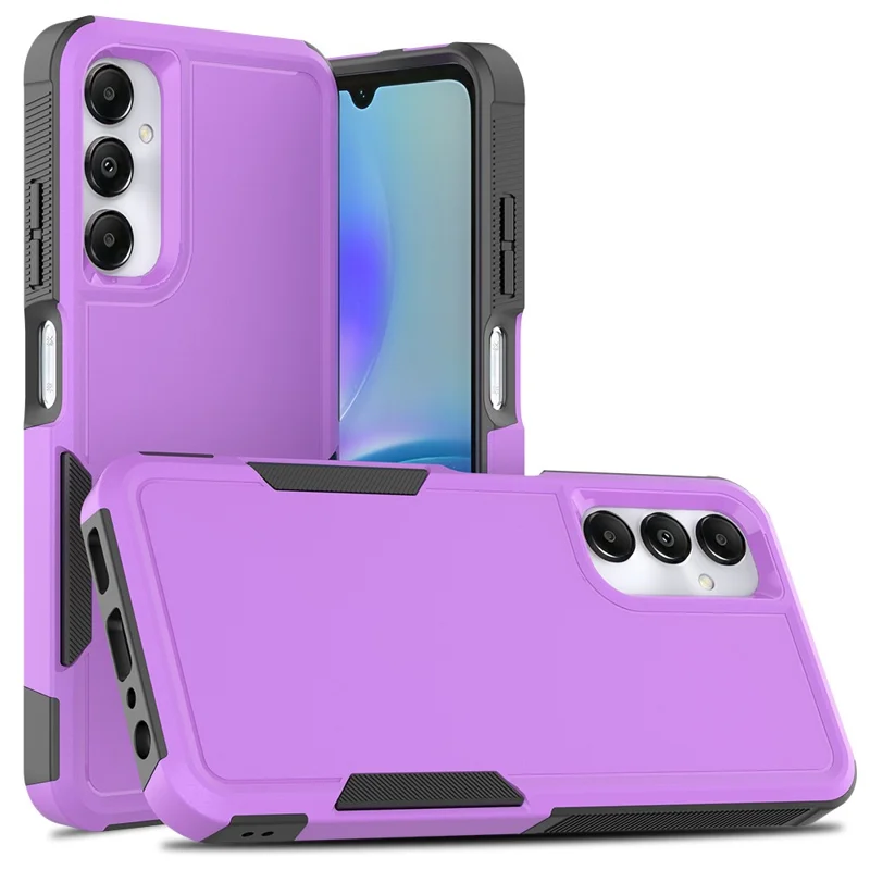 Anti-Drop Phone Case for Samsung Galaxy A05s 4G Case Hard PC+Soft TPU Shockproof Phone Cover - Purple