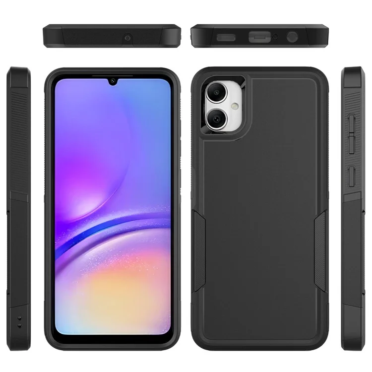 Slim Phone Case for Samsung Galaxy A05 4G Case PC+TPU Protective Cover - Black