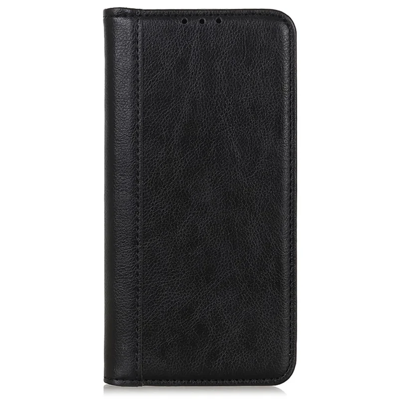 For Samsung Galaxy A25 5G (Global) (161.0 x 76.5 x 8.3mm) Case Litchi Texture Wallet Split Leather Cover - Black