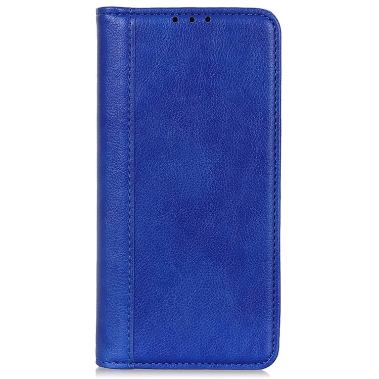 Per Samsung Galaxy A25 5G (Global) (161,0 x 76,5 x 8,3 mm) Custodia Texture Litchi Wallet Split Leather Cover - Blu
