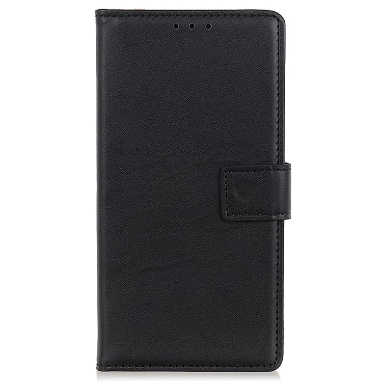 For Samsung Galaxy A25 5G (Global) (161.0 x 76.5 x 8.3mm) Case Wallet Stand PU Leather Cover - Black