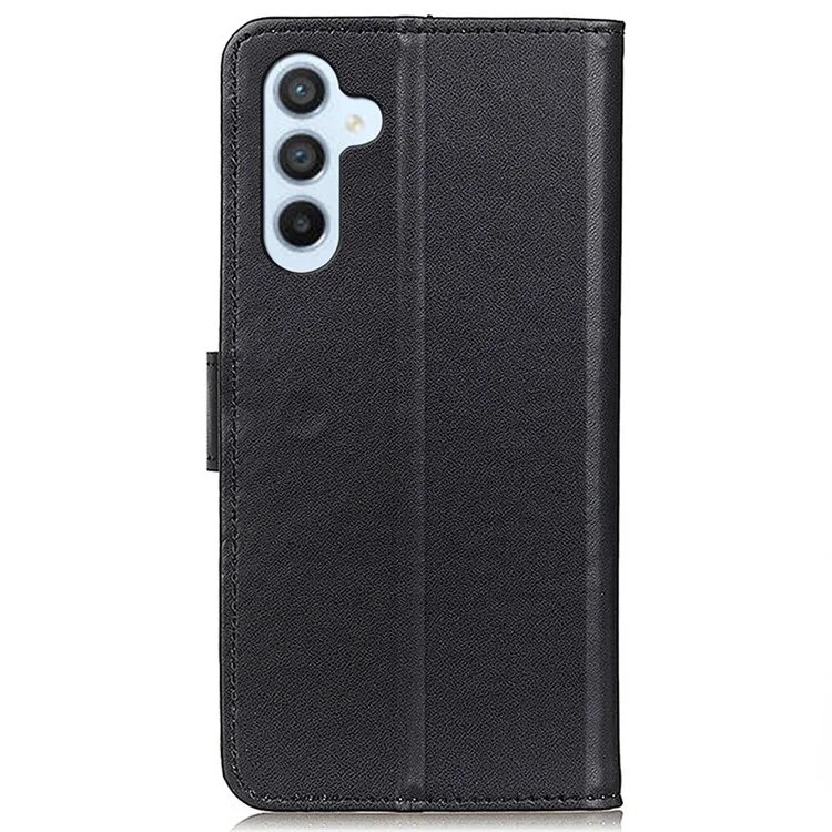 For Samsung Galaxy A25 5G (Global) (161.0 x 76.5 x 8.3mm) Case Wallet Stand PU Leather Cover - Black