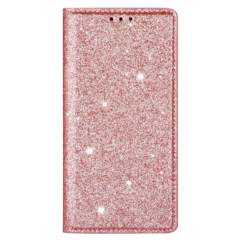 For Samsung Galaxy A15 4G Case Card Holder Magnetic Auto Closing Leather Cover - Rose Gold