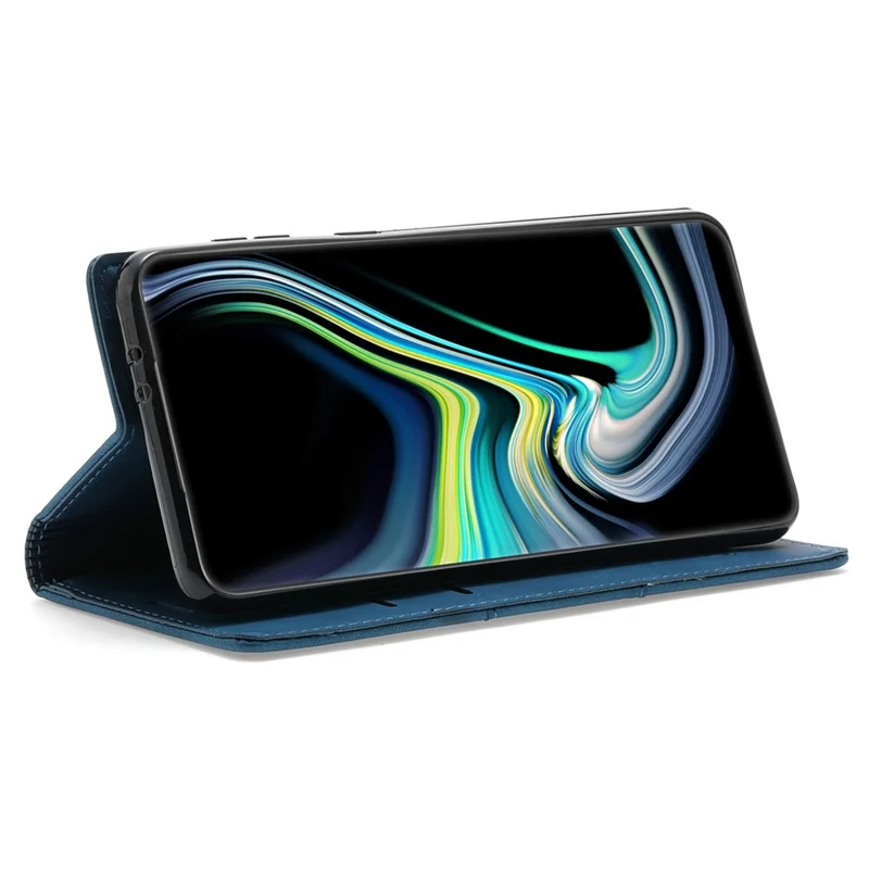 For Samsung Galaxy A05s 4G Case PU Leather Cover with Wallet Stand - Blue