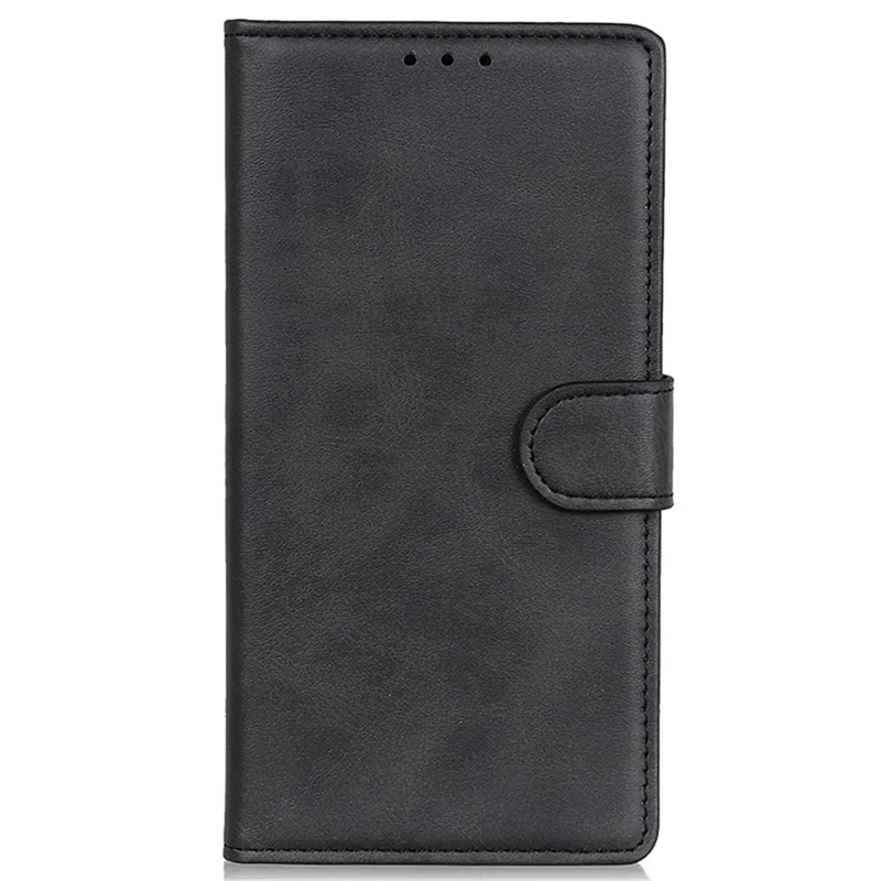 For Google Pixel 8a Case Anti-Scratch Phone Shell Wallet Stand Protective Phone Cover - Black