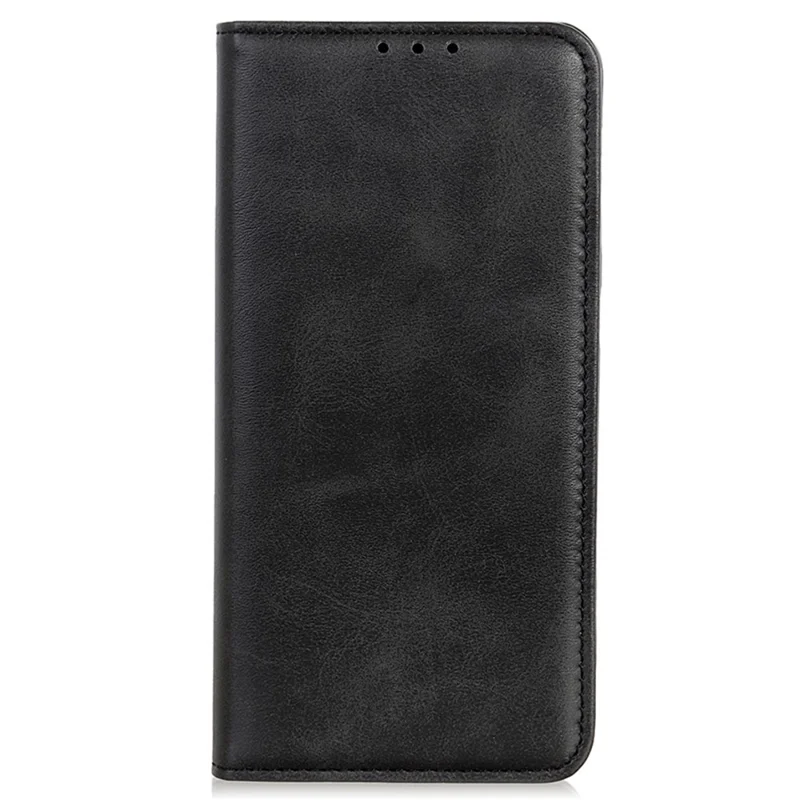 For Google Pixel 8a Case Anti-Collision Phone Cover Wallet Stand Split Leather Shell - Black