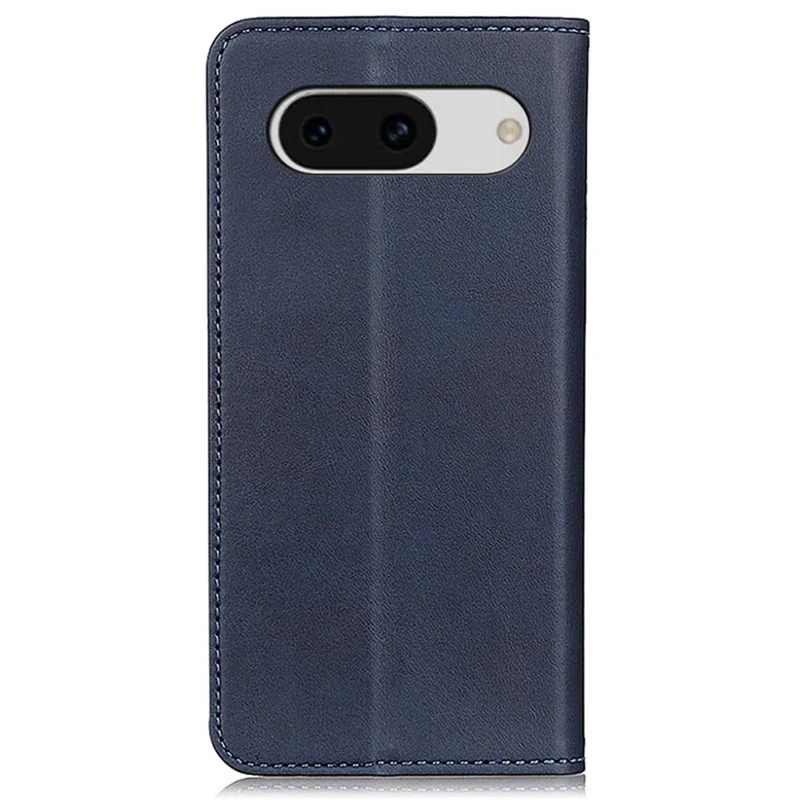 For Google Pixel 8a Case Anti-Collision Phone Cover Wallet Stand Split Leather Shell - Blue