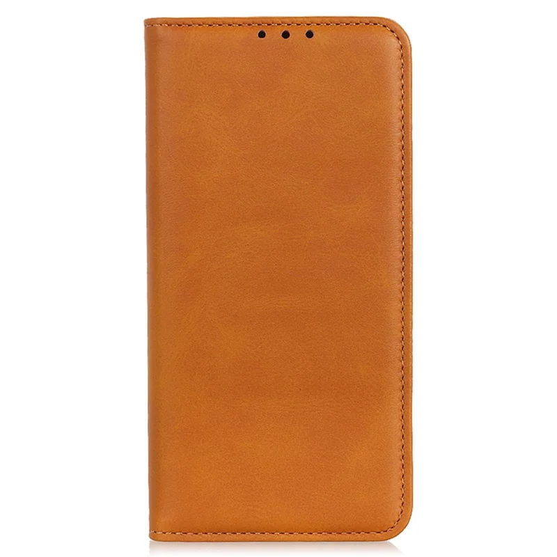 For Google Pixel 8a Case Anti-Collision Phone Cover Wallet Stand Split Leather Shell - Brown