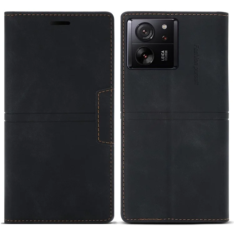 For Xiaomi 13T / 13T Pro / Redmi K60 Ultra Case Wallet Stand Mobile Phone Cover - Black