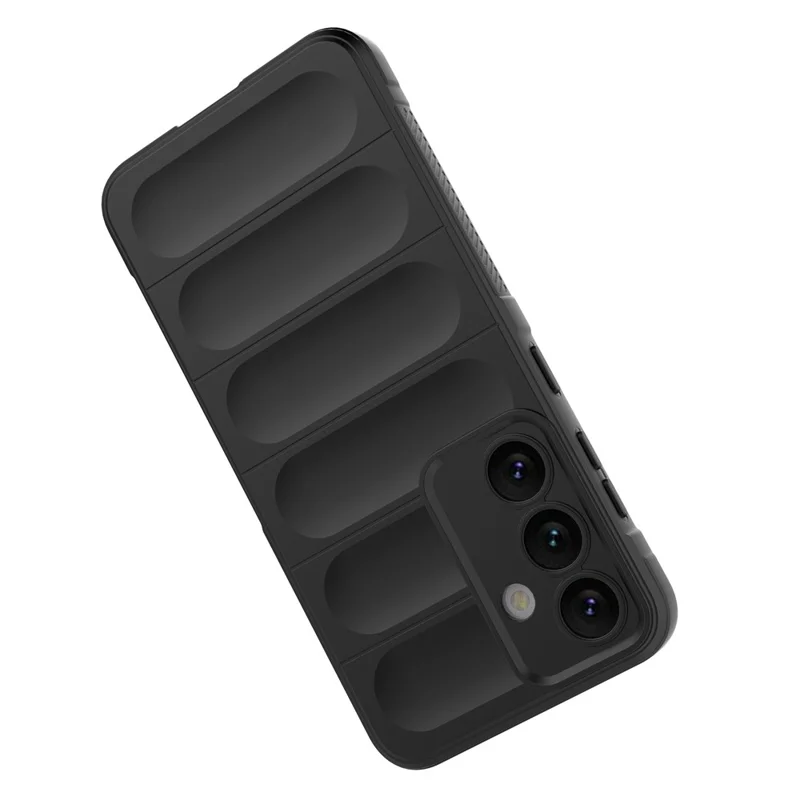 For Samsung Galaxy S24 Case Rugged Soft TPU Mobile Phone Cover - Black