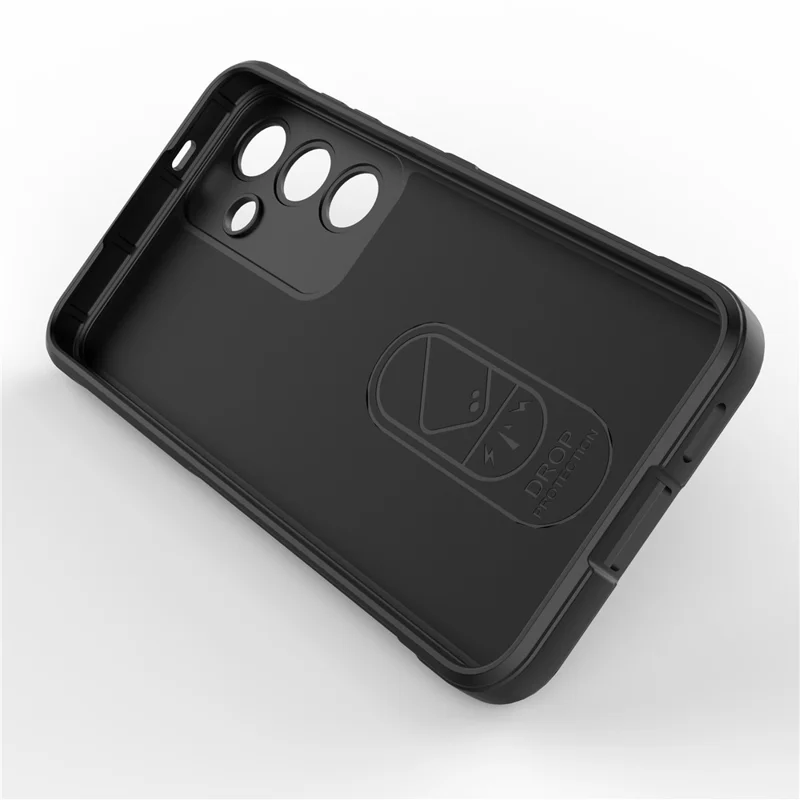 For Samsung Galaxy S24 Case Rugged Soft TPU Mobile Phone Cover - Black