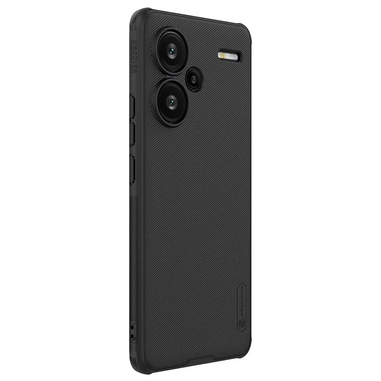 Nillkin Super Frosted Shield Pro Para Xiaomi Redmi Nota 13 Pro+ Caso Pc+ Tpu Tampa de Proteção - Preto