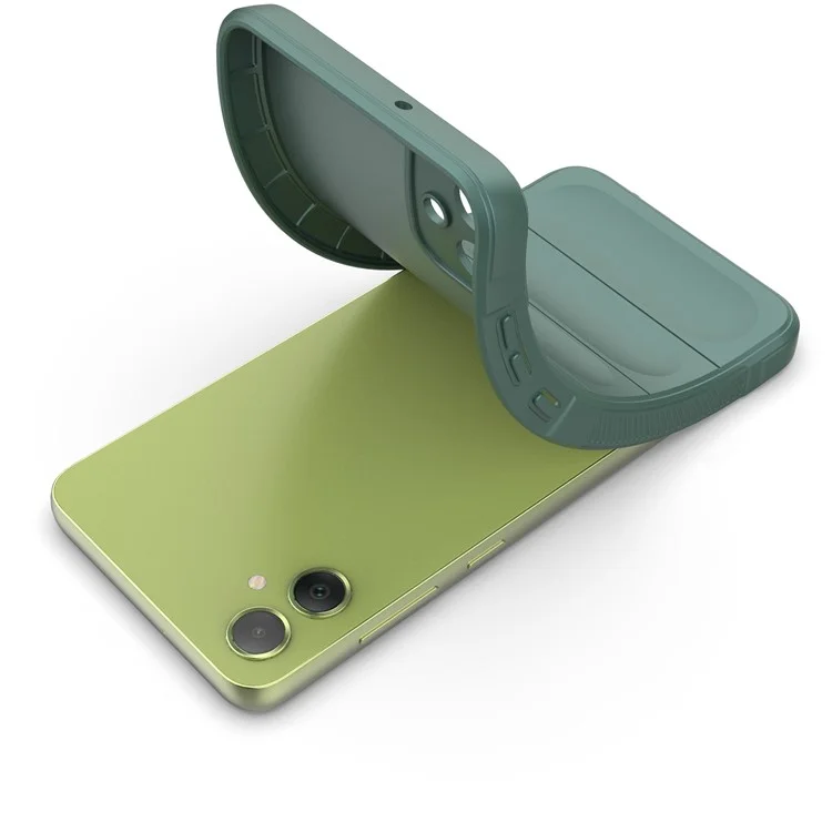 For Samsung Galaxy A05 4G Case Rugged Back TPU Phone Cover - Green