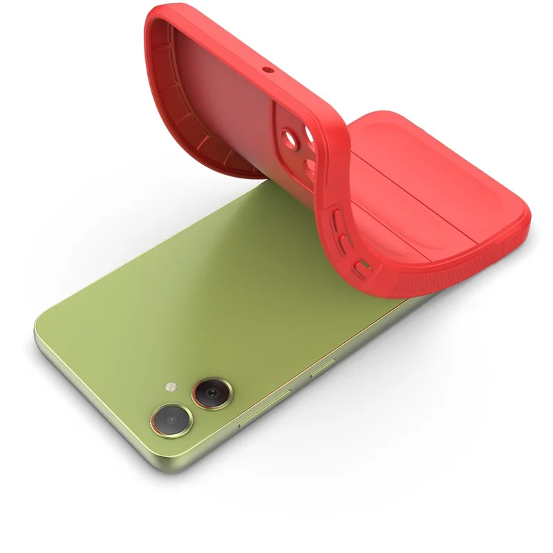 For Samsung Galaxy A05 4G Case Rugged Back TPU Phone Cover - Red