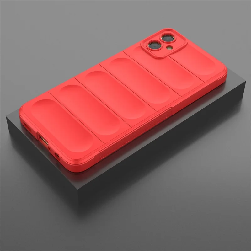 For Samsung Galaxy A05 4G Case Rugged Back TPU Phone Cover - Red
