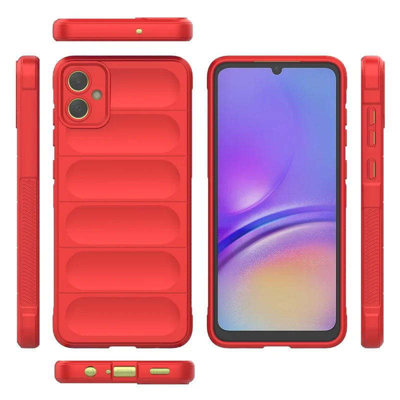 For Samsung Galaxy A05 4G Case Rugged Back TPU Phone Cover - Red