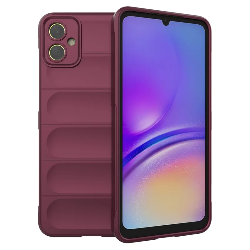 For Samsung Galaxy A05 4G Case Rugged Back TPU Phone Cover - Wine Red