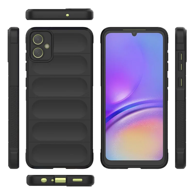 For Samsung Galaxy A05 4G Case Rugged Back TPU Phone Cover - Dark Grey