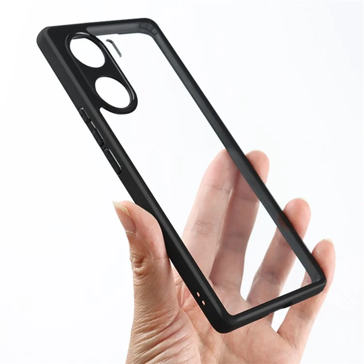 Чехол для телефона для vivo V29e (Индия) 5G Ударопрочный чехол TPU + PC Clear Phone Cover