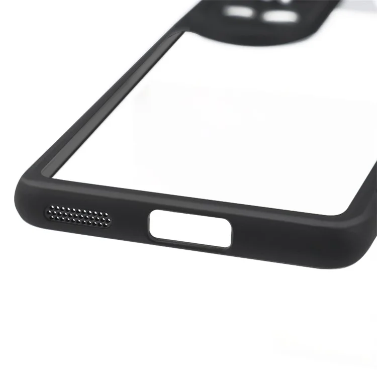 Para Oppo Reno10 5G (Global) Anti-Scratch Clear Phone Cover TPU + PC Phone Shell Case