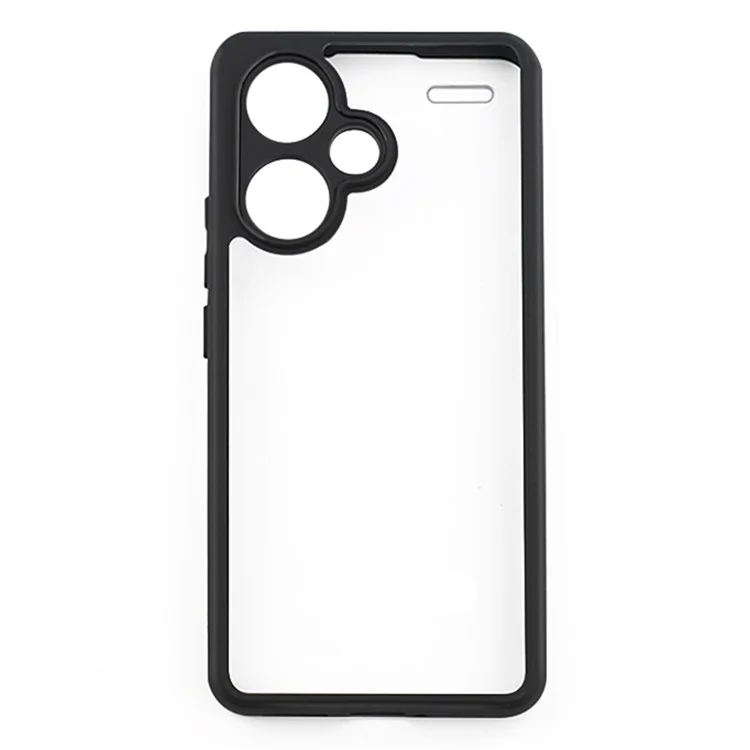 For Xiaomi Redmi Note 13 Pro+ 5G Slim-Fit TPU + PC Clear Phone Cover Dustproof Phone Shell Case