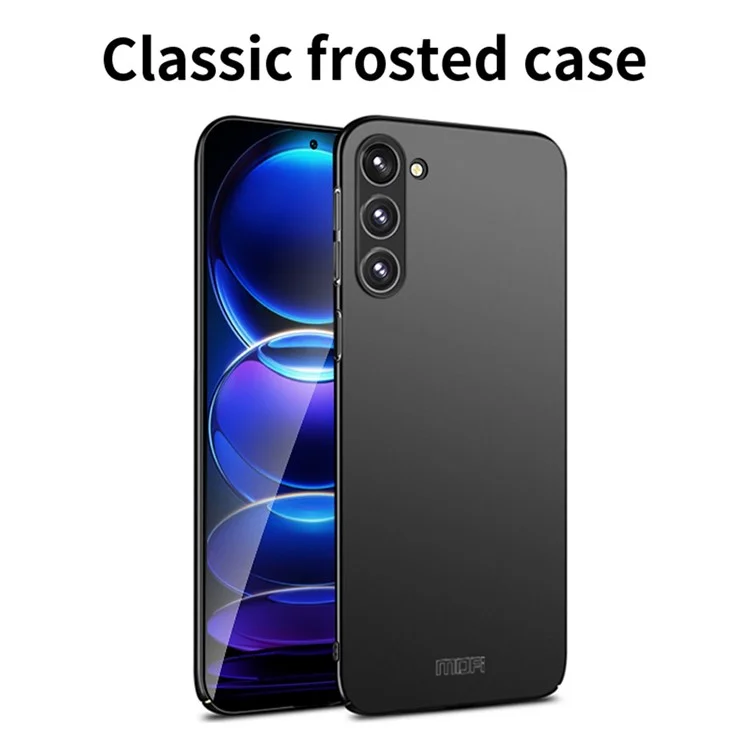 MOFI JK PC-Serie-1-Schild für Samsung Galaxy S23 FE Case Hard PC Slim Phone Cover - Schwarz
