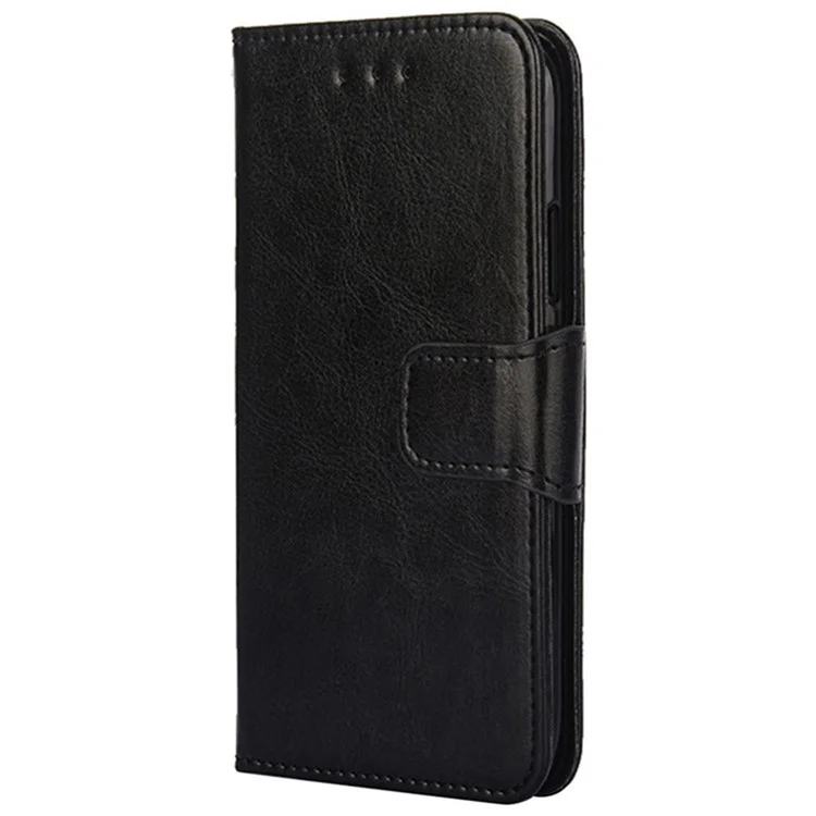 For Motorola Moto G Stylus (2023) Case Textured PU Leather Stand Anti-scratch Phone Cover - Black