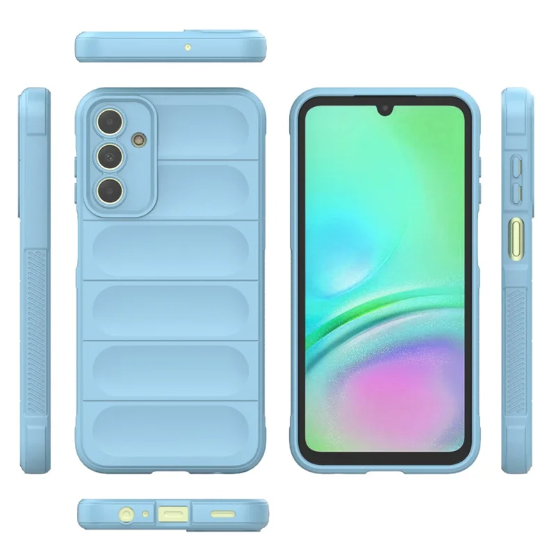 Para Samsung Galaxy A15 4G TPU Case Anti-drop Rugged Phone Cover - Baby Blue