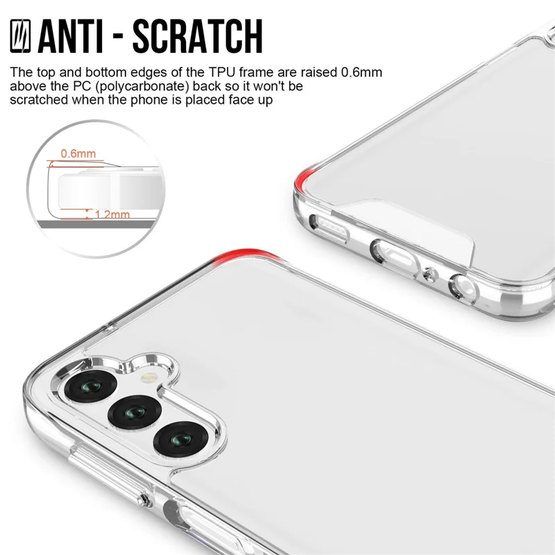 Space Series for Samsung Galaxy S24 Case Anti-yellowing Clear TPU+PC Military Grade Drop-proof Cover