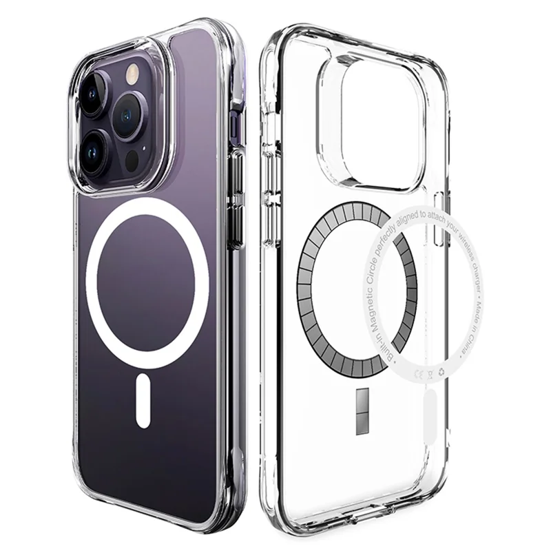 Für Iphone 14 Pro Clear Case TPU+PC -abdeckung Kompatibel Mit Magsafe