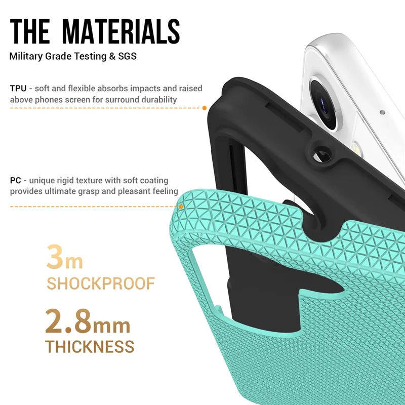 For Samsung Galaxy S23+ Magnetic Case Anti-Drop TPU+PC Phone Case - Mint Green