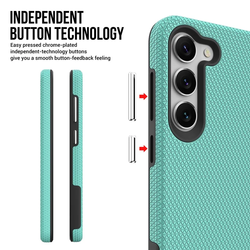 For Samsung Galaxy S23+ Magnetic Case Anti-Drop TPU+PC Phone Case - Mint Green