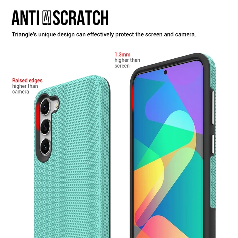 For Samsung Galaxy S23+ Magnetic Case Anti-Drop TPU+PC Phone Case - Mint Green