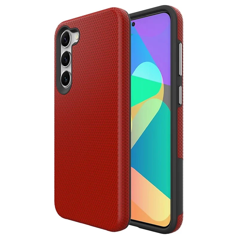 For Samsung Galaxy S23+ Magnetic Case Anti-Drop TPU+PC Phone Case - Red