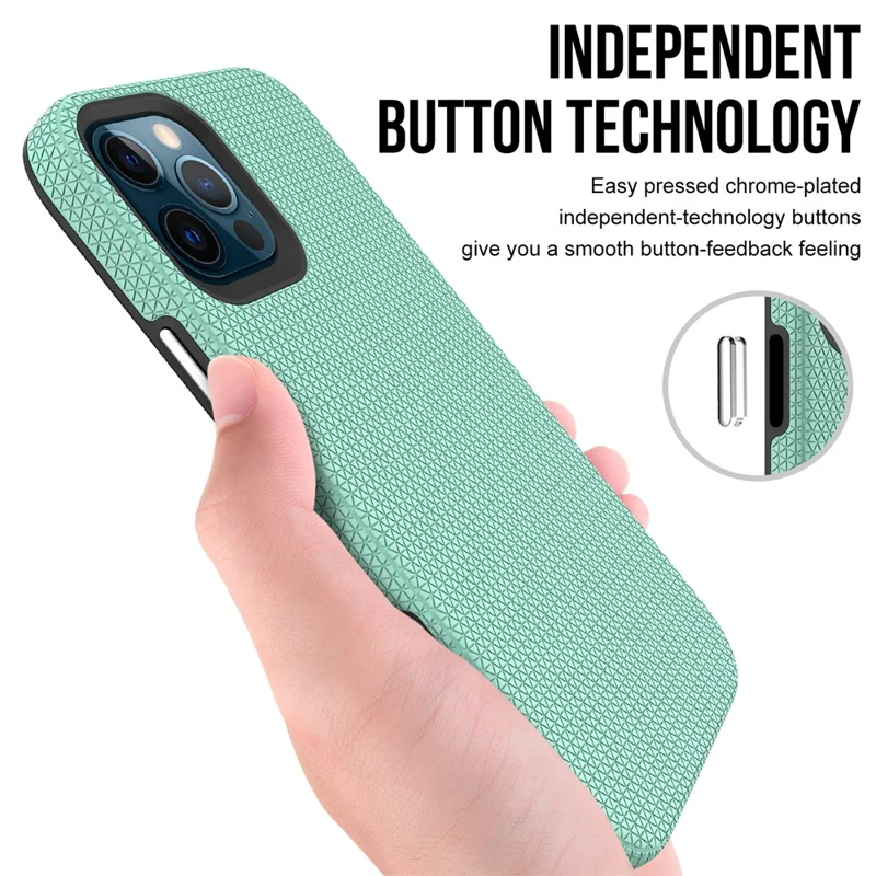 For iPhone 12 Pro Max 6.7 inch Case Compatible with MagSafe  Protective TPU+PC Phone Shell - Mint Green