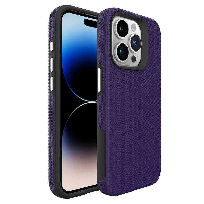 For iPhone 14 Pro Max Case Anti-Scratch Magnetic Phone Cover - Purple