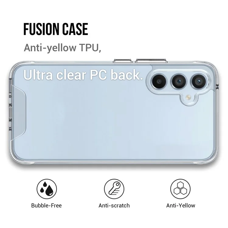 Space Series For Samsung Galaxy S23 FE Case Military Grade Drop Protection Clear Phone Cover
