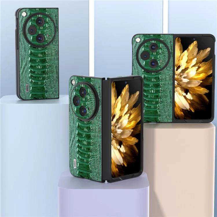 ABEEL Pour OnePlus Open Case Crocodile Texture Shockproof Phone Cover - Green
