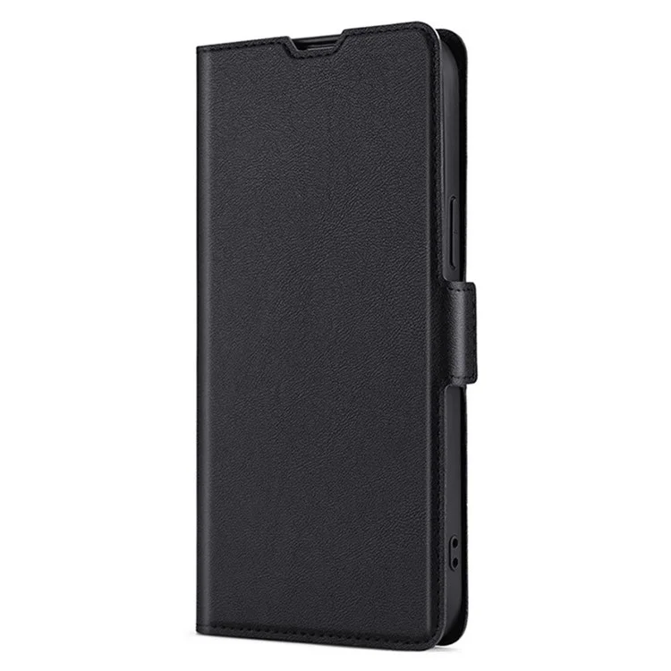 Pour Oppo Reno10 5G (Global) / Reno10 Pro 5G (Global) Étui en cuir avec fente pour carte Housse de téléphone - Noir