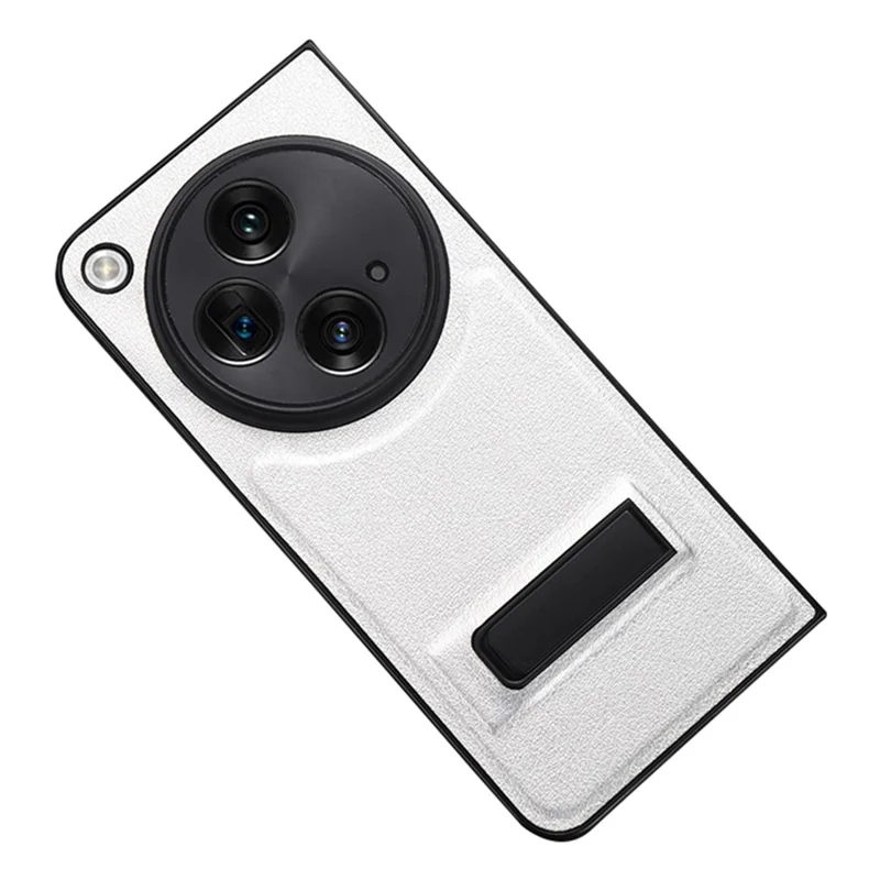 Obudowa z nadrukowaną skórą PU dla Oppo Find N3 5G / OnePlus Open, twarde pokrowce ochronne z tworzywa PC - Biały