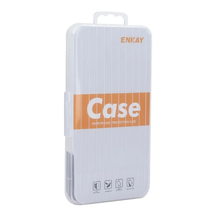 Étui de téléphone ENKAY HAT PRINCE TPU pour Samsung Galaxy A05 4G, coque anti-dérapante à bord mobile