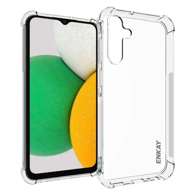 ENKAY HAT PRINCE pour Samsung Galaxy A15 5G Étui de téléphone TPU Coque de protection transparente Anti-dérapante Bord de couverture de téléphone