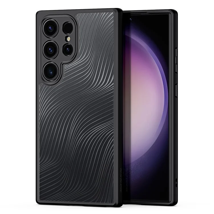 Dux Ducis Aimo -serie Telefonfall Für Samsung Galaxy S24 Ultra Case TPU+PC -telefonabdeckung (reichweite Zertifizierung) - Schwarz