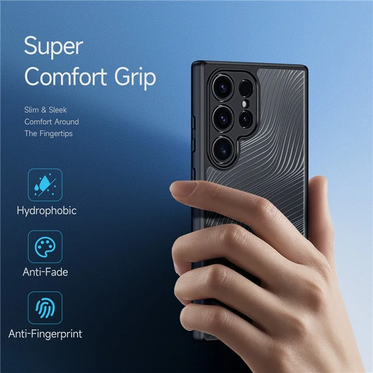 Dux Ducis Aimo -serie Telefonfall Für Samsung Galaxy S24 Ultra Case TPU+PC -telefonabdeckung (reichweite Zertifizierung) - Schwarz