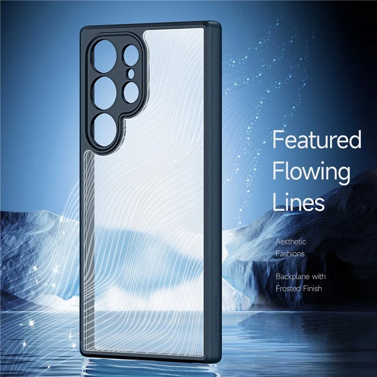 Dux Ducis Aimo -serie Telefonfall Für Samsung Galaxy S24 Ultra Case TPU+PC -telefonabdeckung (reichweite Zertifizierung) - Schwarz