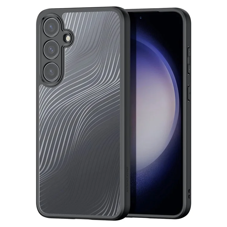 DUX DUCIS Aimo Series TPU+PC Case pour Samsung Galaxy S24 Case Anti-Drop Matte Phone Cover (Certification REACH) - Noir