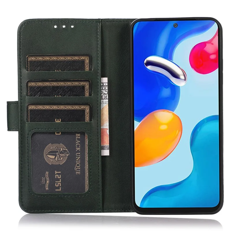 For Xiaomi 14 Pro Case PU Leather Wallet Phone Stand Cover - Green