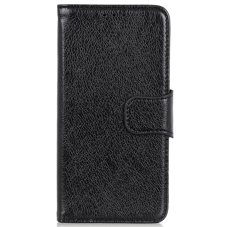 Funda para Xiaomi 14 Pro de piel de becerro Nappa con textura dividida - Negro