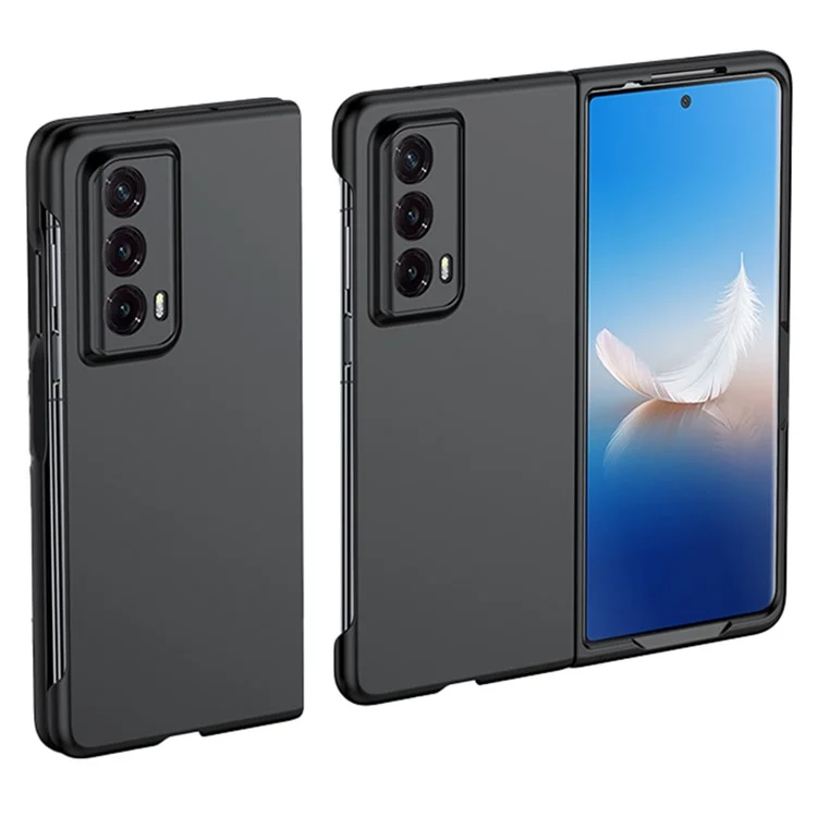 For Honor Magic Vs2 5G Case Skin-touch Folding Phone Hard PC Cover - Negro